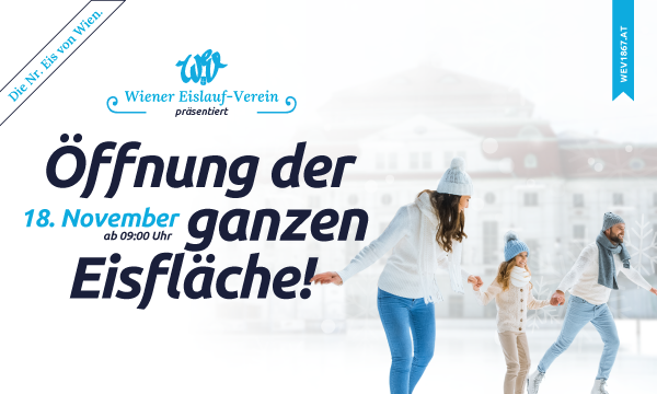 18. November: Saison-Eröffnung beim Wiener Eislauf-Verein