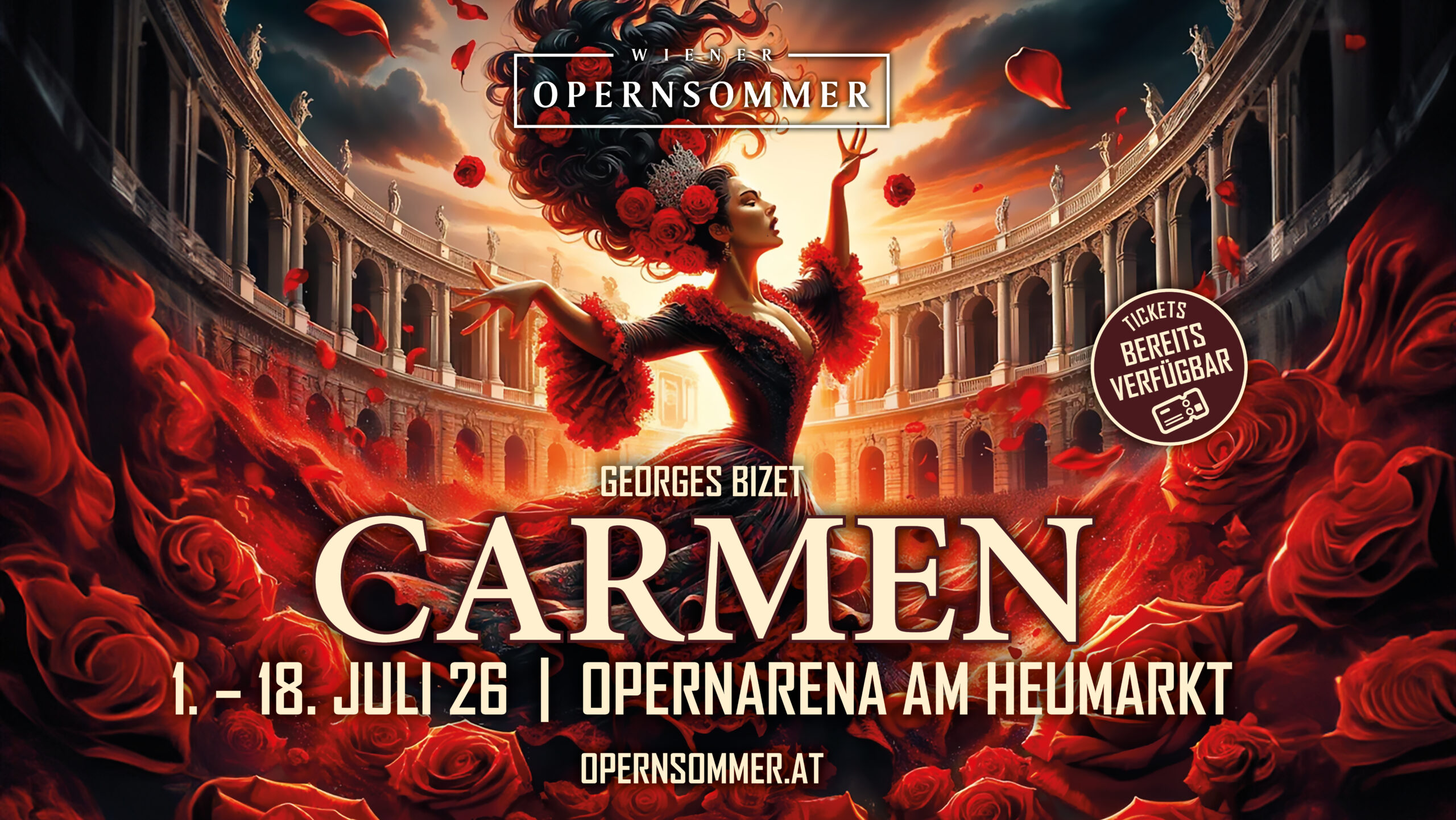 Wiener Opernsommer 2026: „Carmen“ zu Gast beim Wiener Eislauf-Verein