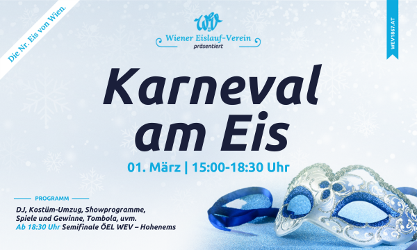 Karneval am Eis – Feiern, Tanzen, Lachen! 