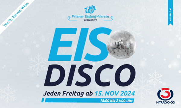 Die Eisdisco-Nächte sind zurück beim WEV! 