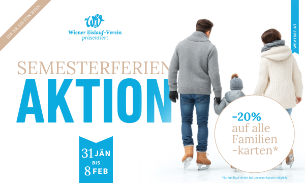 Semesterferien = Familienzeit am Eis.